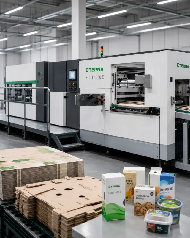 Eterna ECUT 1060 E Düz Kalıp Kesim Makinesi