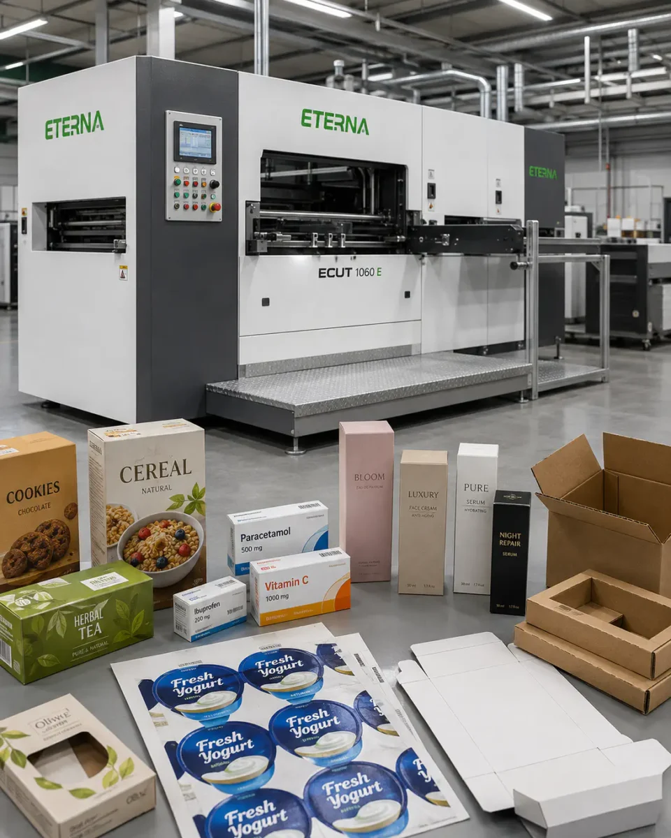 Eterna ECUT 1060 E Düz Kalıp Kesim Makinesi